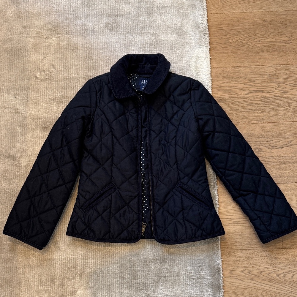 GAP Kids Dark Navy Quilted Jacket